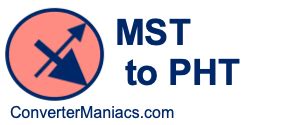 MST to PHT to PHT .